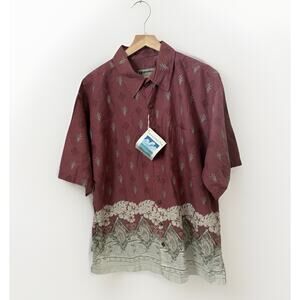 Sportif USA Shirt Tropical Marlin Dance Red Rock Limited Edition Print Hawaiian